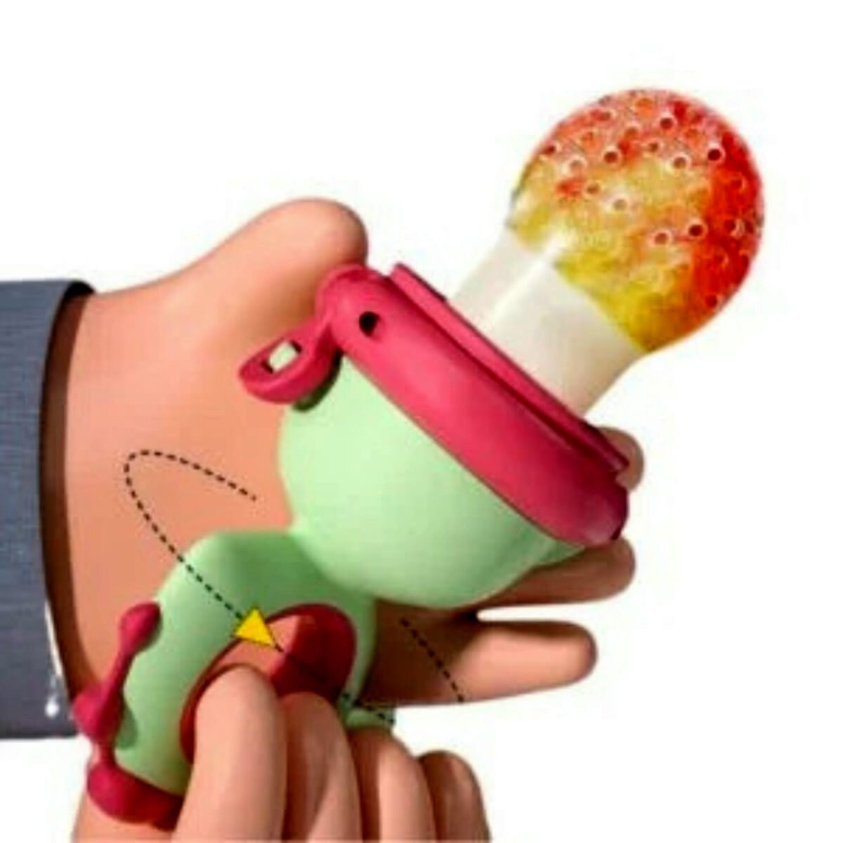Silicon Fruits pacifier - Image 4